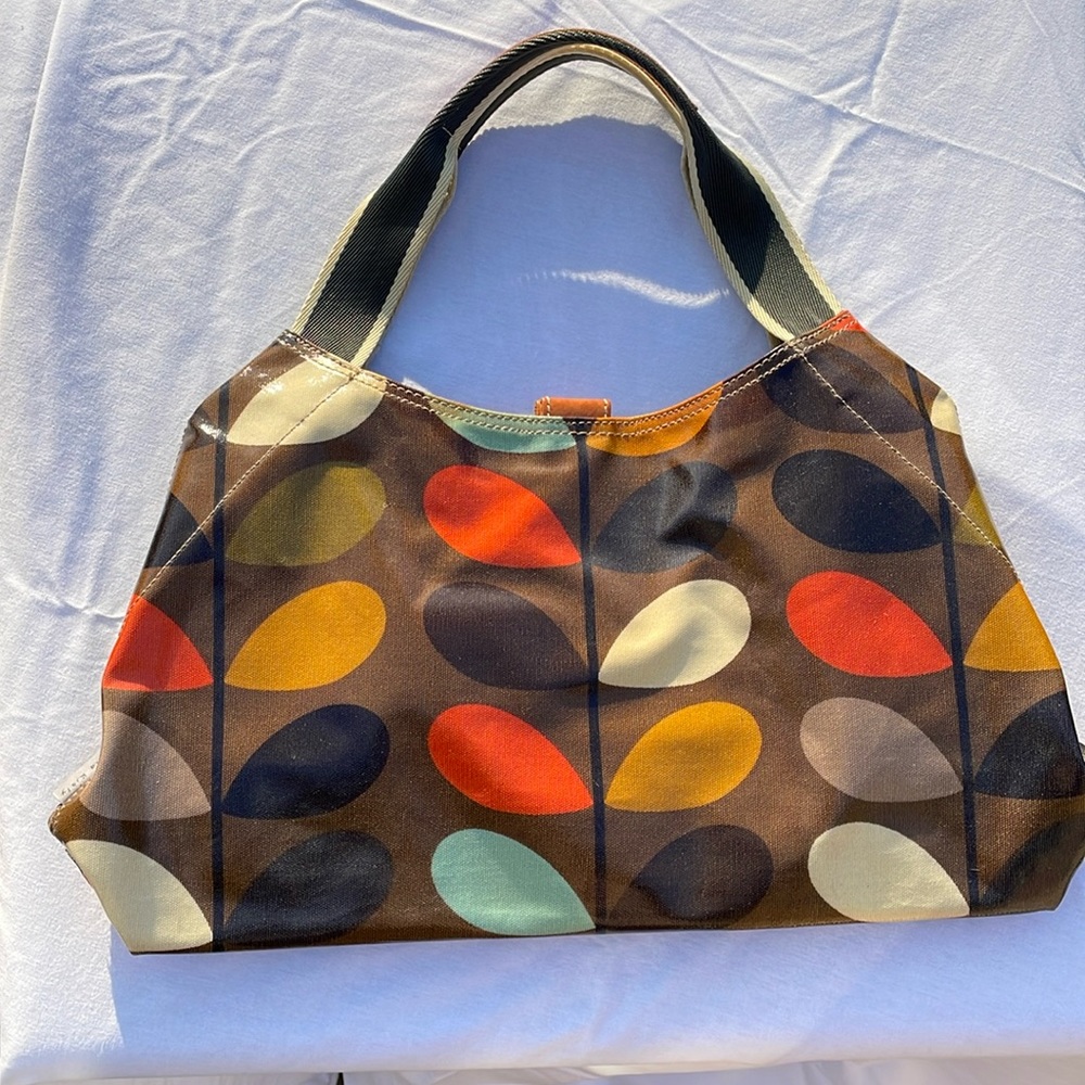Orla Kiely signature print shoulder bag